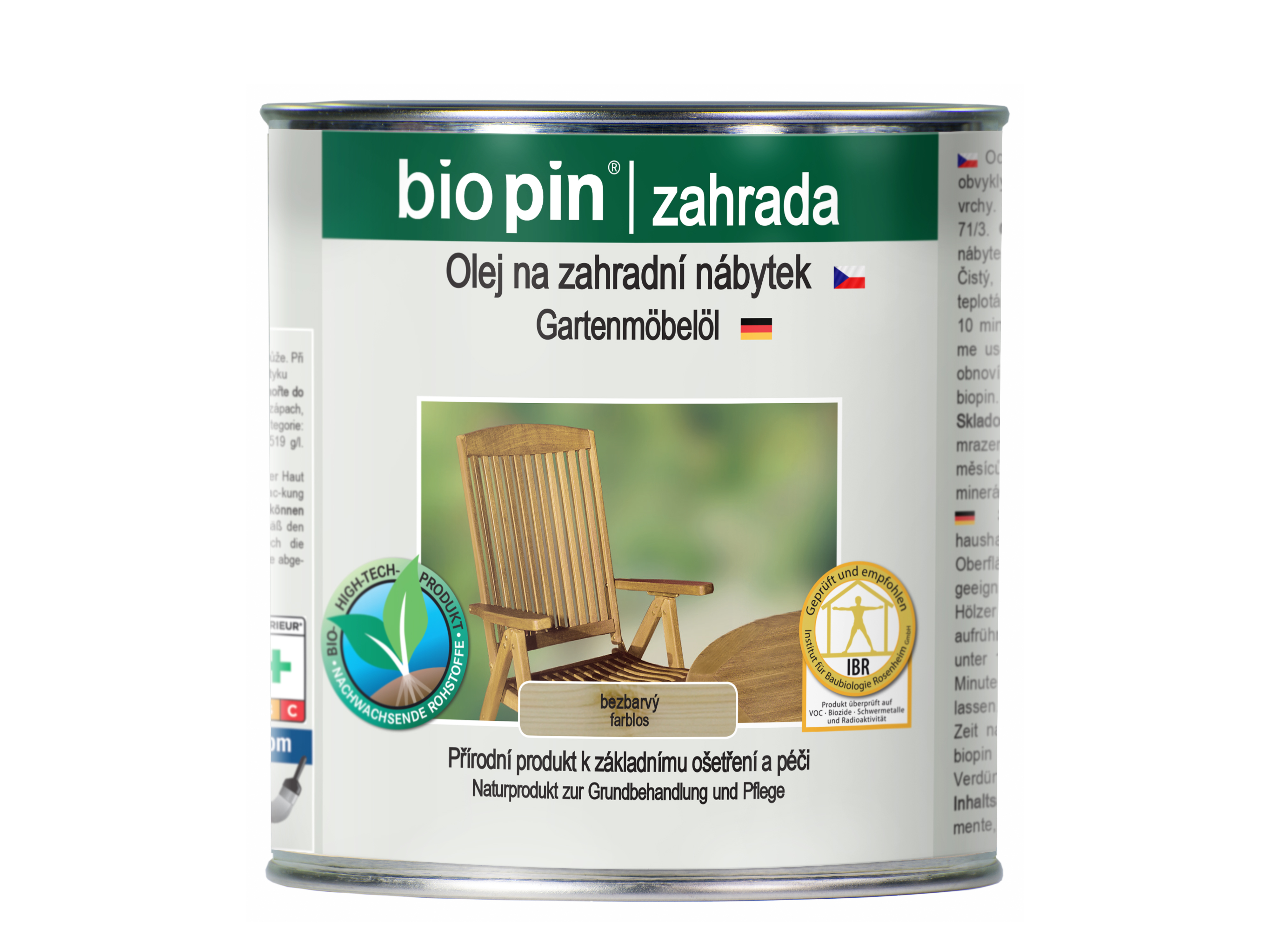 BioPin Olej na zahradní nábytek